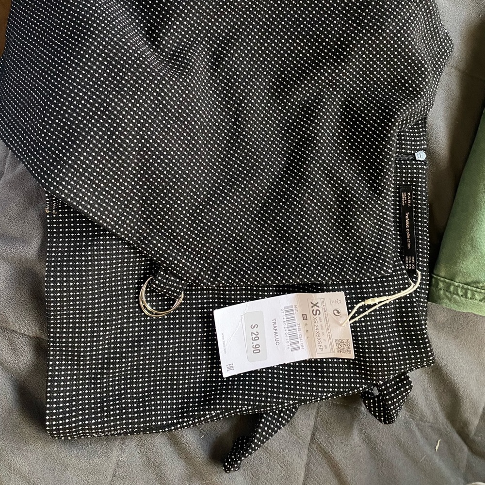 Zara shorts with skirt wrap front